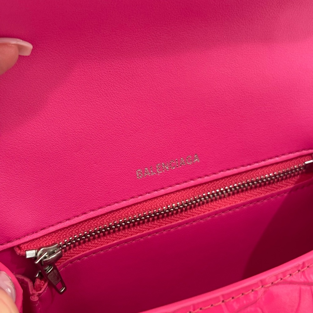 Balenciaga Hot Pink “HourGlass” Bag - Picture 4 of 7